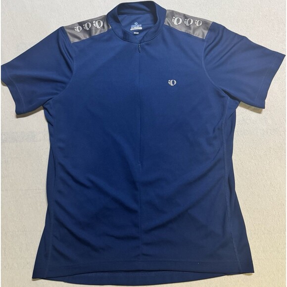 Pearl Izumi Select Series Short Sleeve Cycling Jersey Size XL Blue 3/4 Zip - Picture 1 of 9